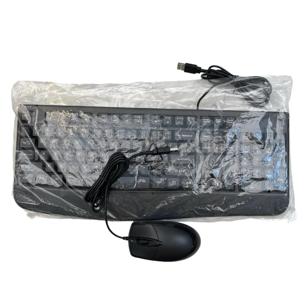 Deying MK220 wired keyboard and mouse combo